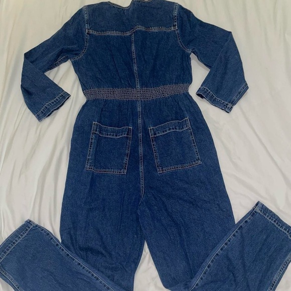 Madewell Blue Denim Jumpsuit - Picture 3 of 4